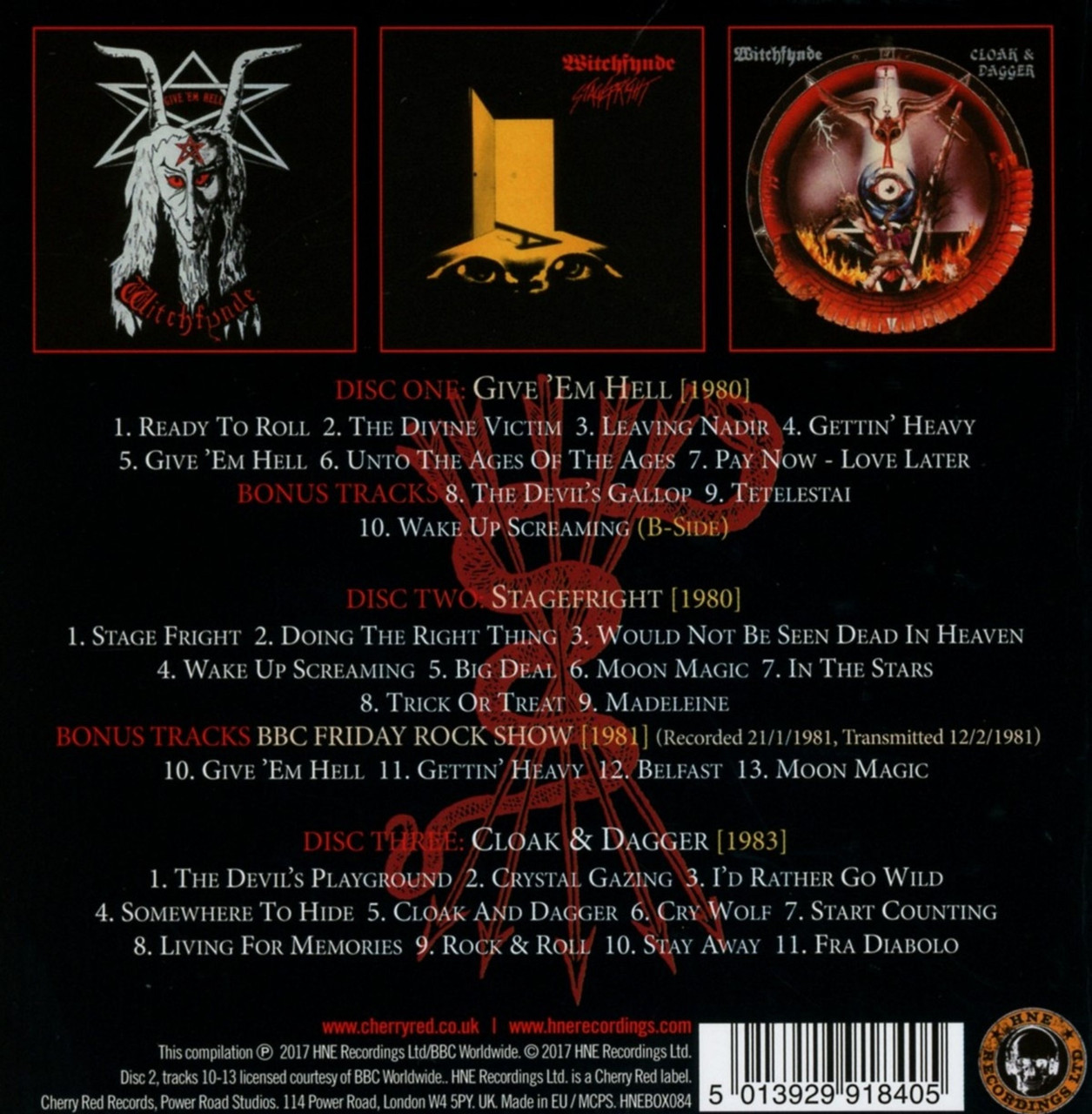 Witchfynde 'Divine Victims' 3CD Box Set