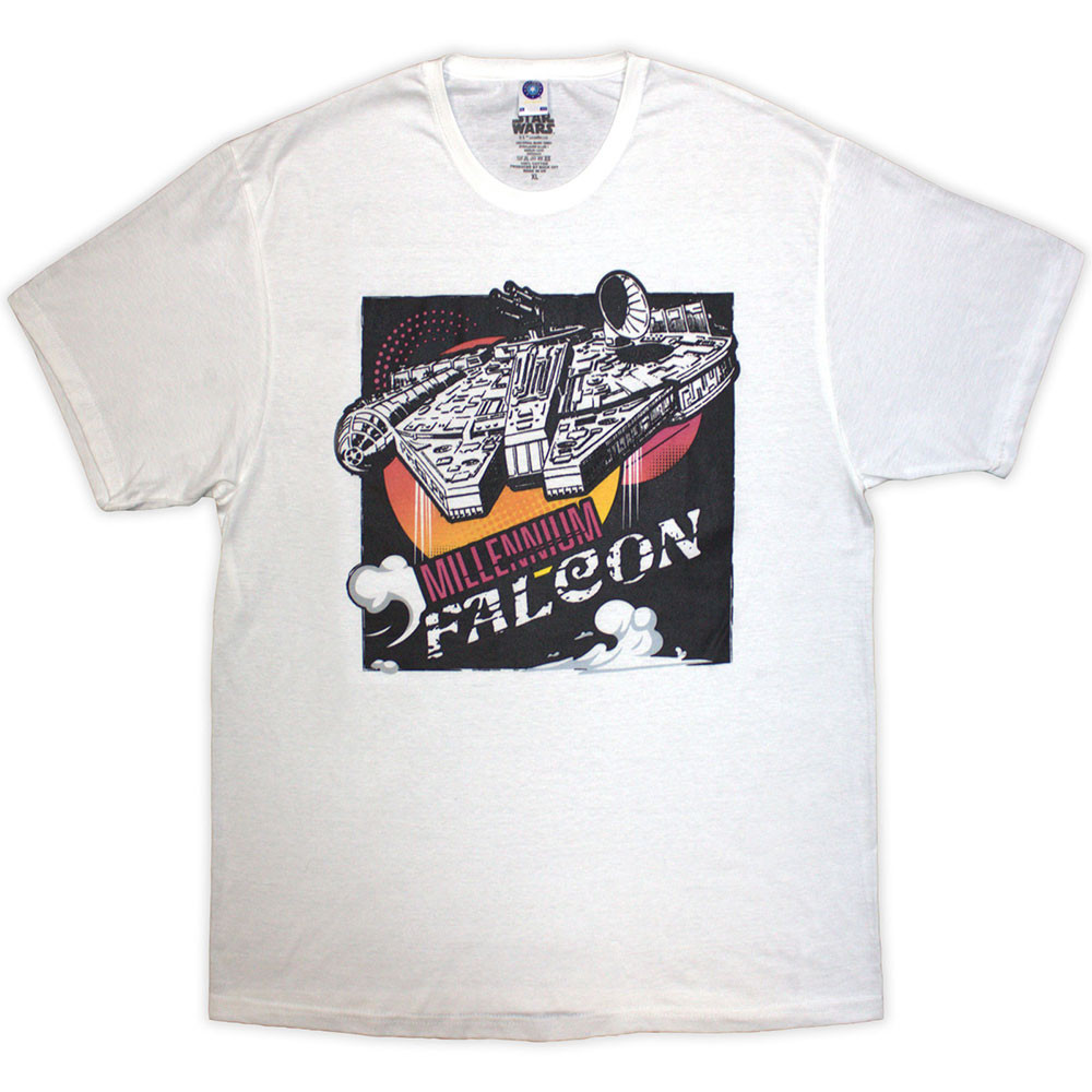 Star Wars 'Millennium Falcon Graphic' (White) T-Shirt