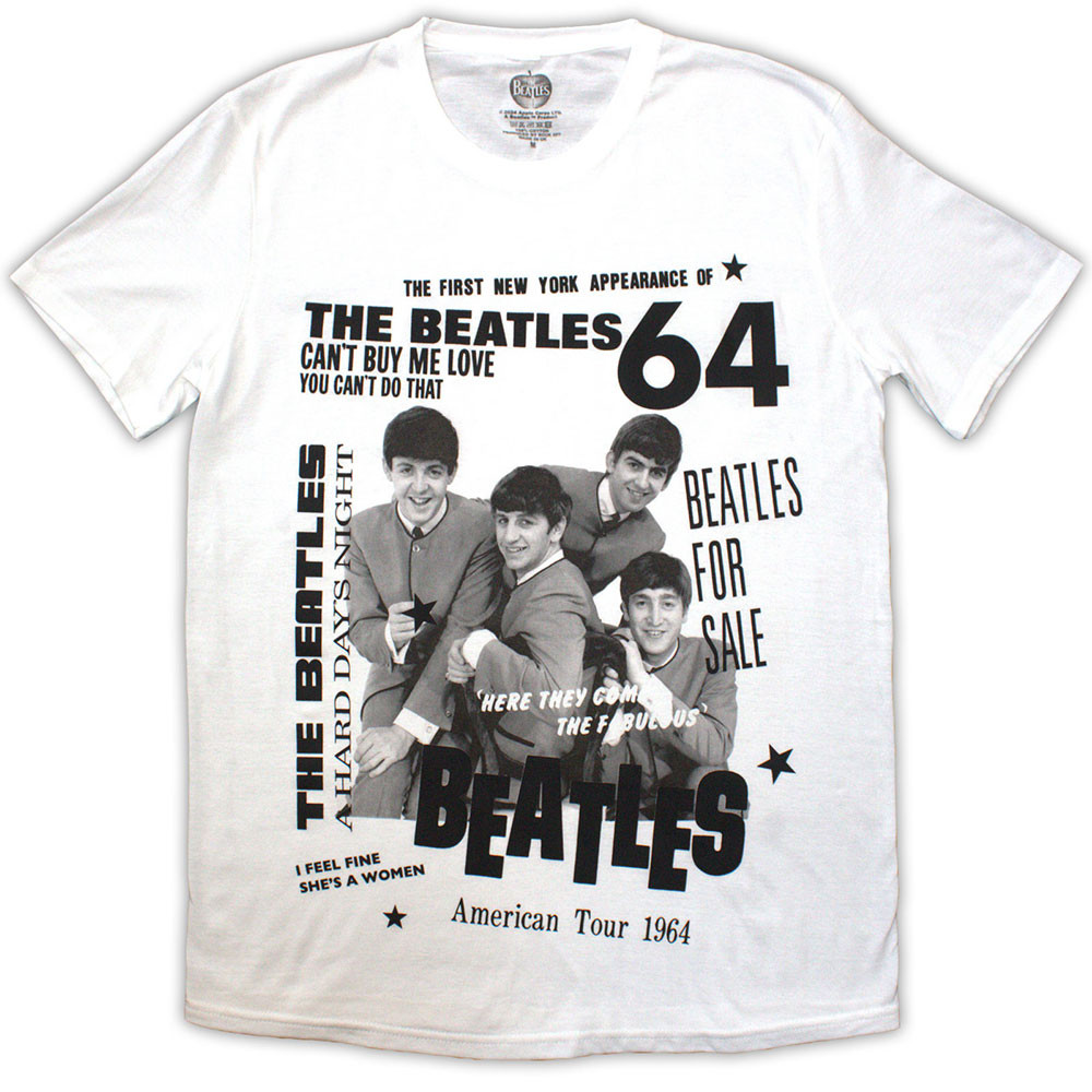 The Beatles '1964' (White) T-Shirt | Eyesore Merch