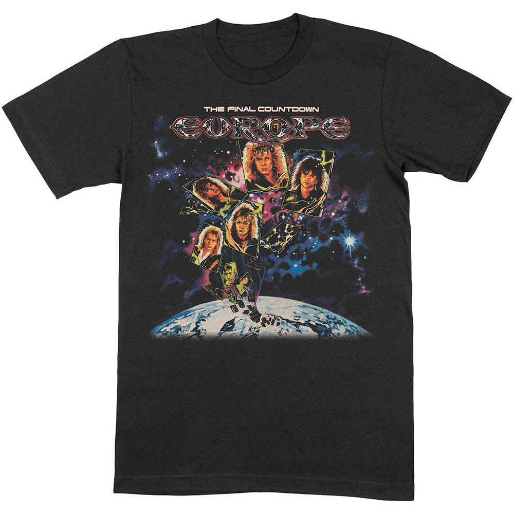 Europe 'Final Countdown' (Black) T-Shirt