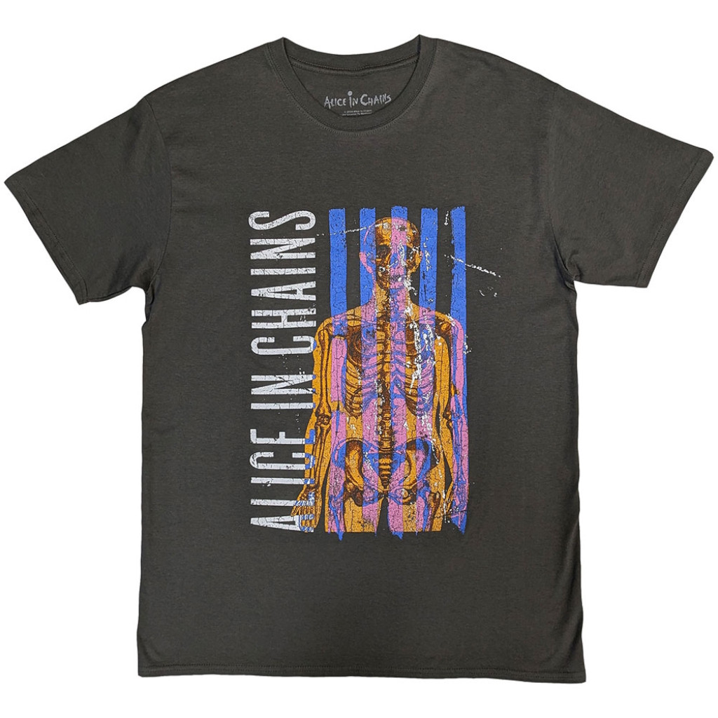 Alice In Chains 'Skeletal' (Stone Wash) Limited Edition T-Shirt