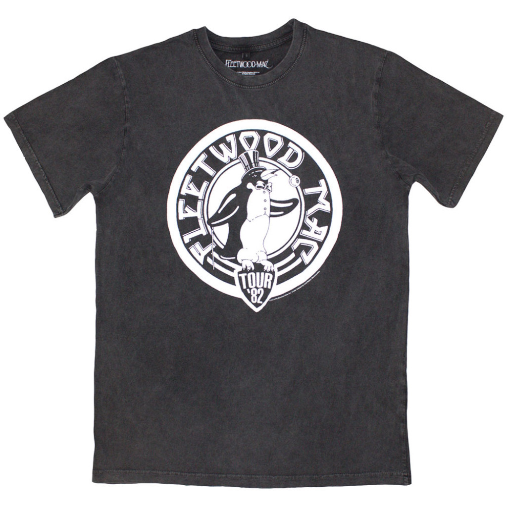 Fleetwood Mac '82 Penguin' (Stone Wash) Limited Edition T-Shirt