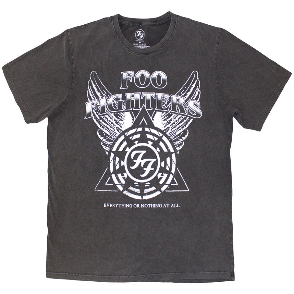 Foo Fighters 'EONAA Logo' (Stone Wash) Limited Edition T-Shirt