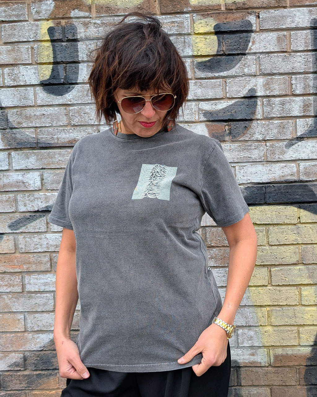 Joy Division 'Pulsar Pocket Wave' (Stone Wash) Limited Edition T-Shirt