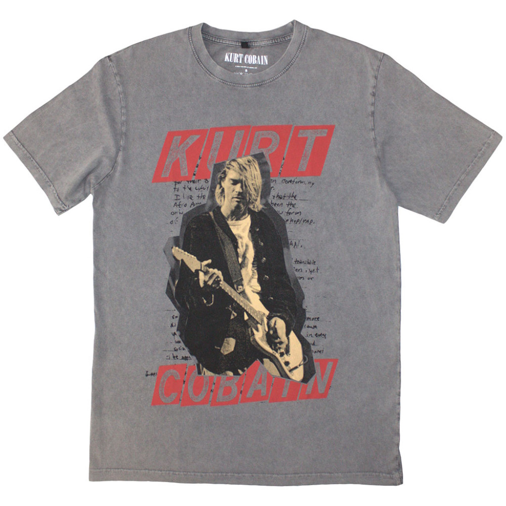 Kurt Cobain 'Collage' (Stone Wash) Limited Edition T-Shirt
