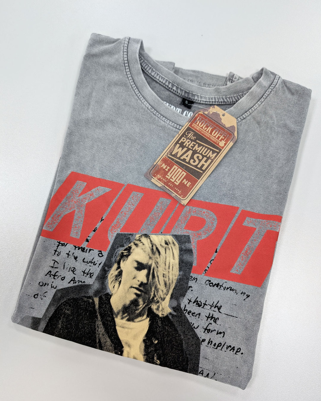 Kurt Cobain 'Collage' (Stone Wash) Limited Edition T-Shirt
