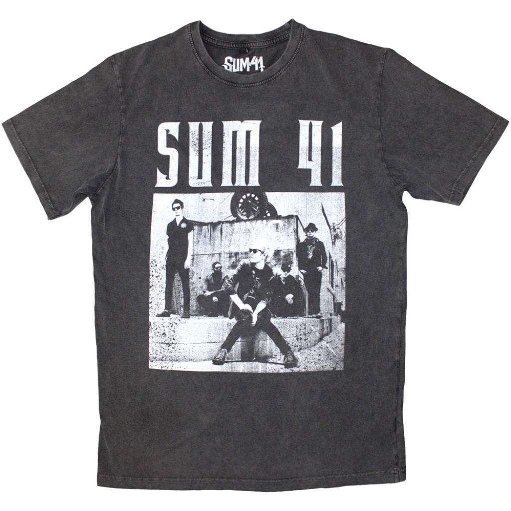 Sum 41 'Box Photo' (Stone Wash) Limited Edition T-Shirt