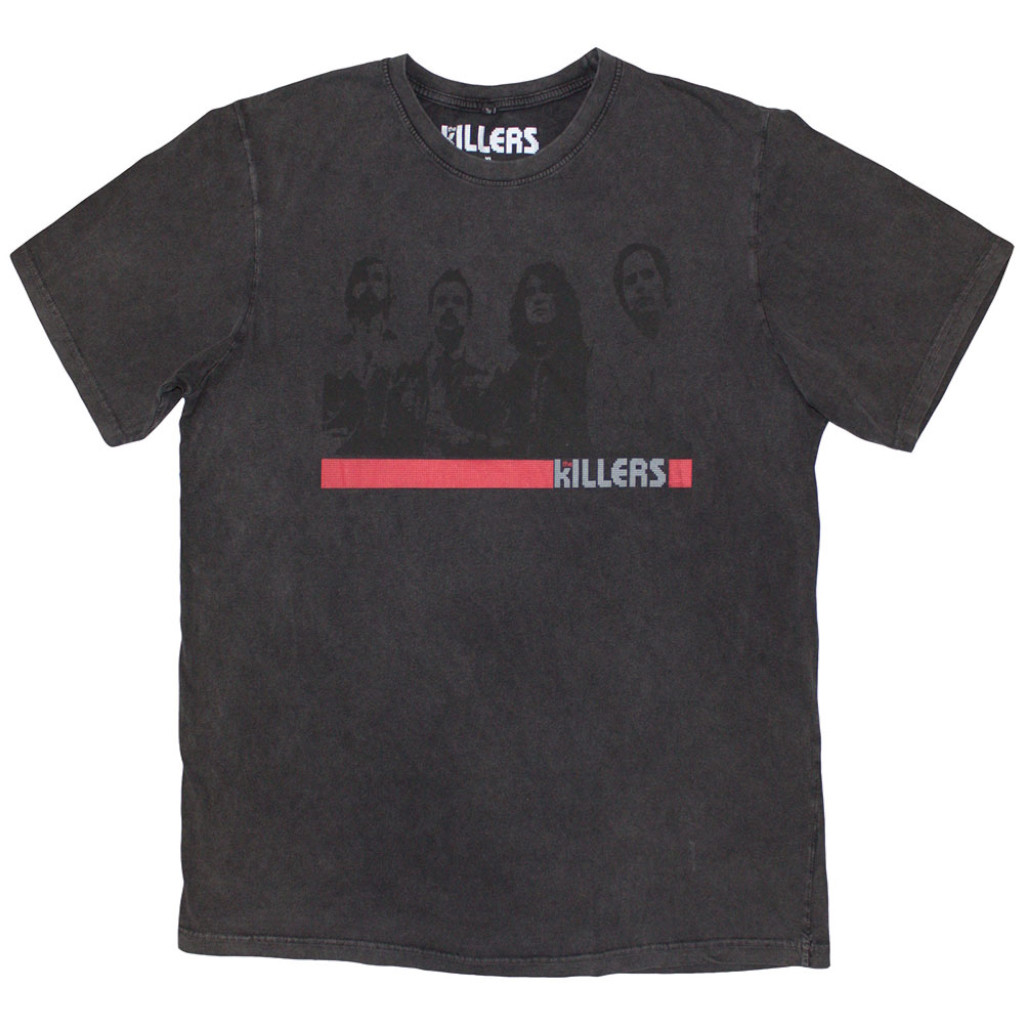 The Killers 'Band Photo Mono' (Stone Wash) Limited Edition T-Shirt