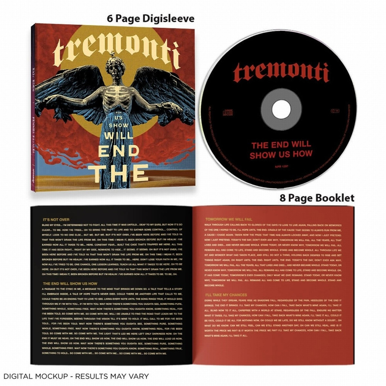 Tremonti 'The End Will Show Us How' CD Digisleeve