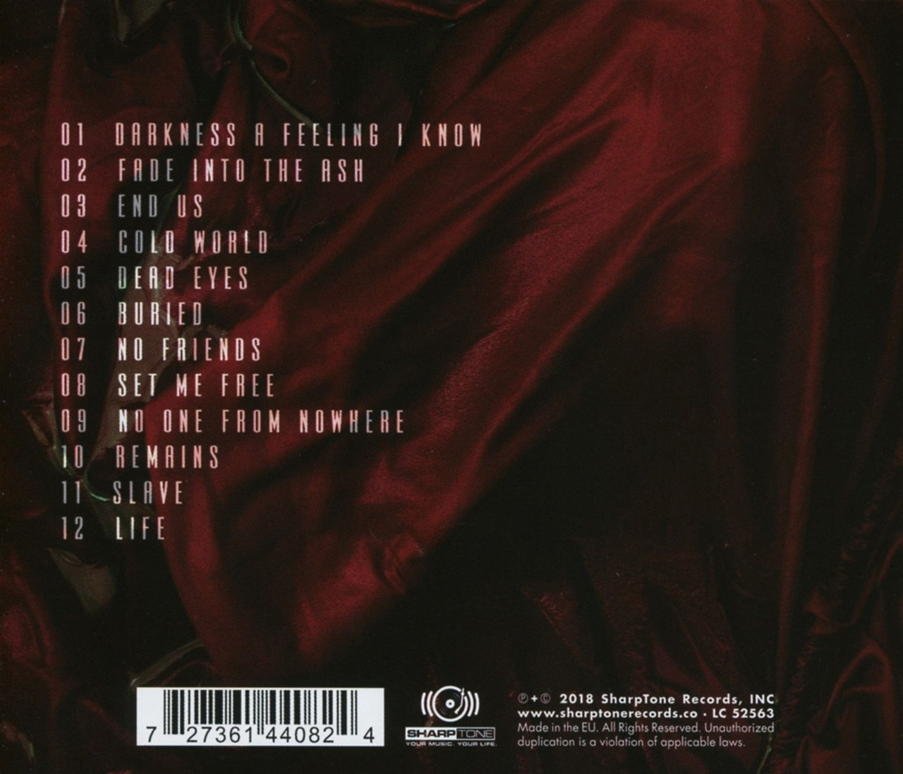 Bleeding Through 'Love Will Kill All' CD BACK
