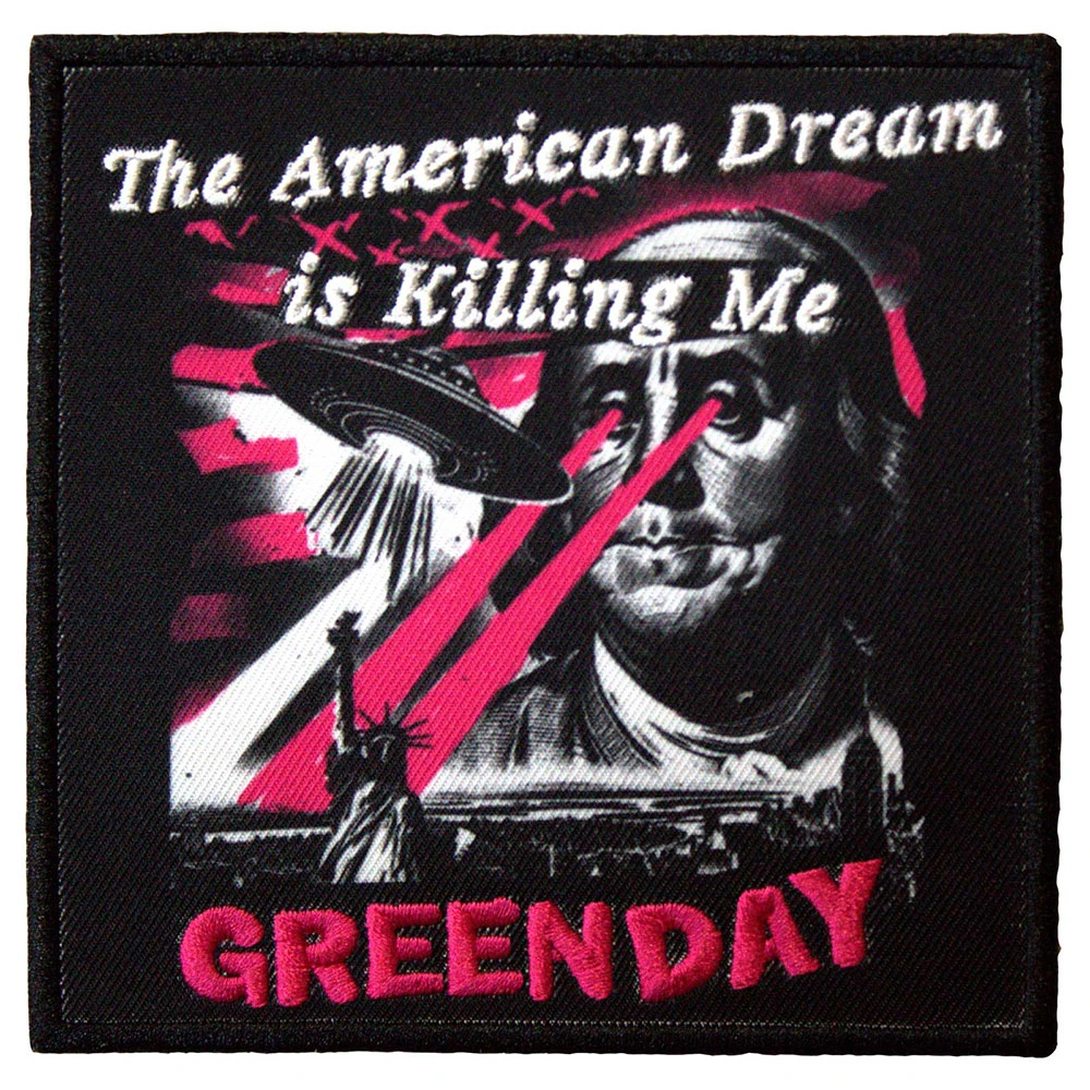 Green Day 'American Dream' (Iron On) Patch