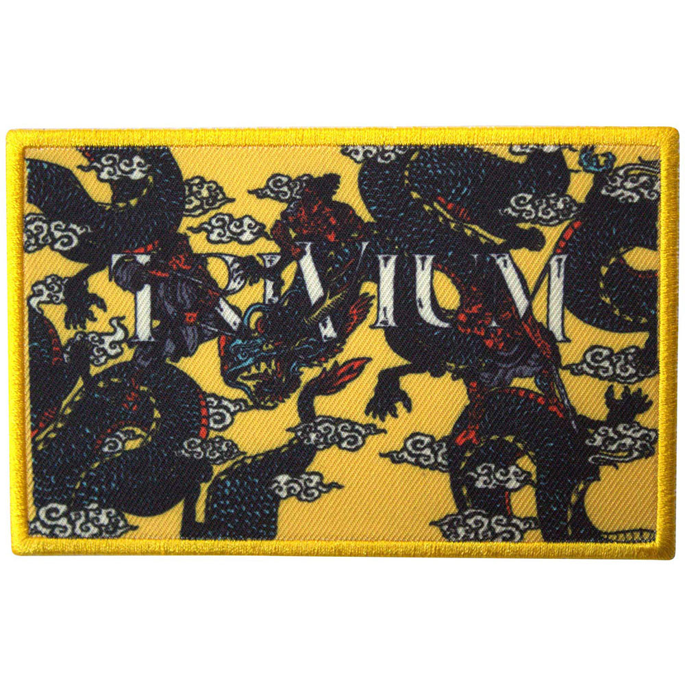 Trivium 'Dragons Yellow' (Iron On) Patch