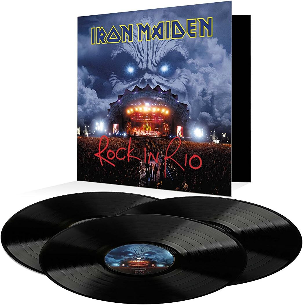 Iron Maiden 'Rock In Rio' 3LP Black Vinyl