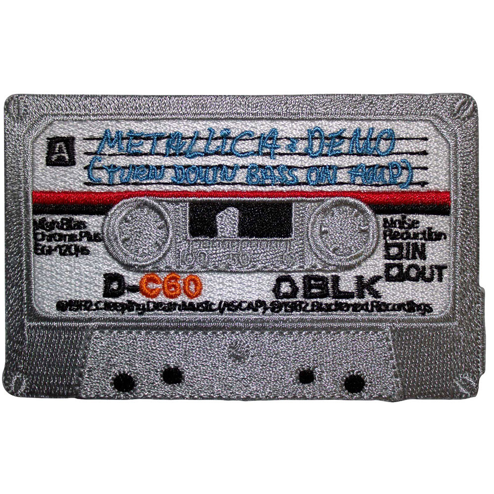 Metallica 'No Life 'Til Leather Cassette' (Iron On) Patch