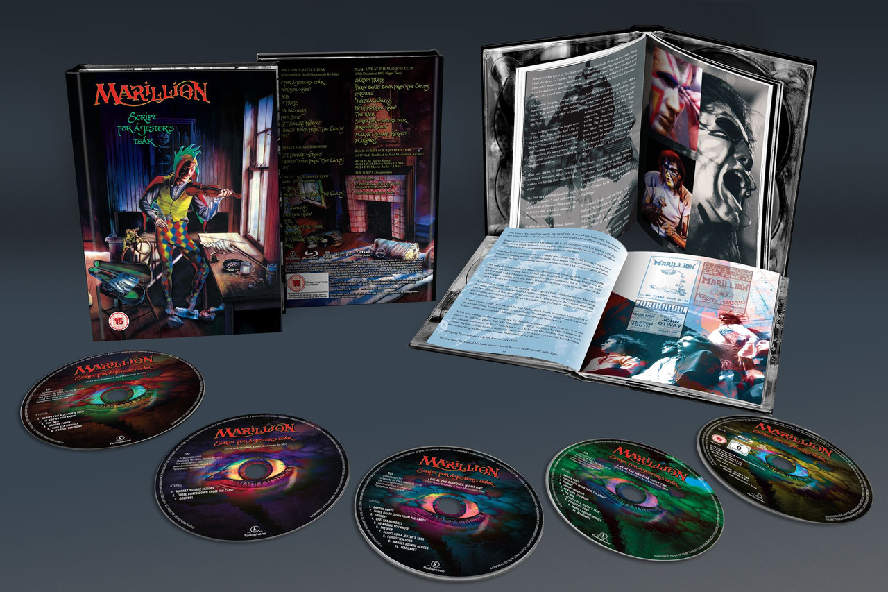 Marillion 'Script For A Jester's Tear' Deluxe Edition 4CD + Blu-ray