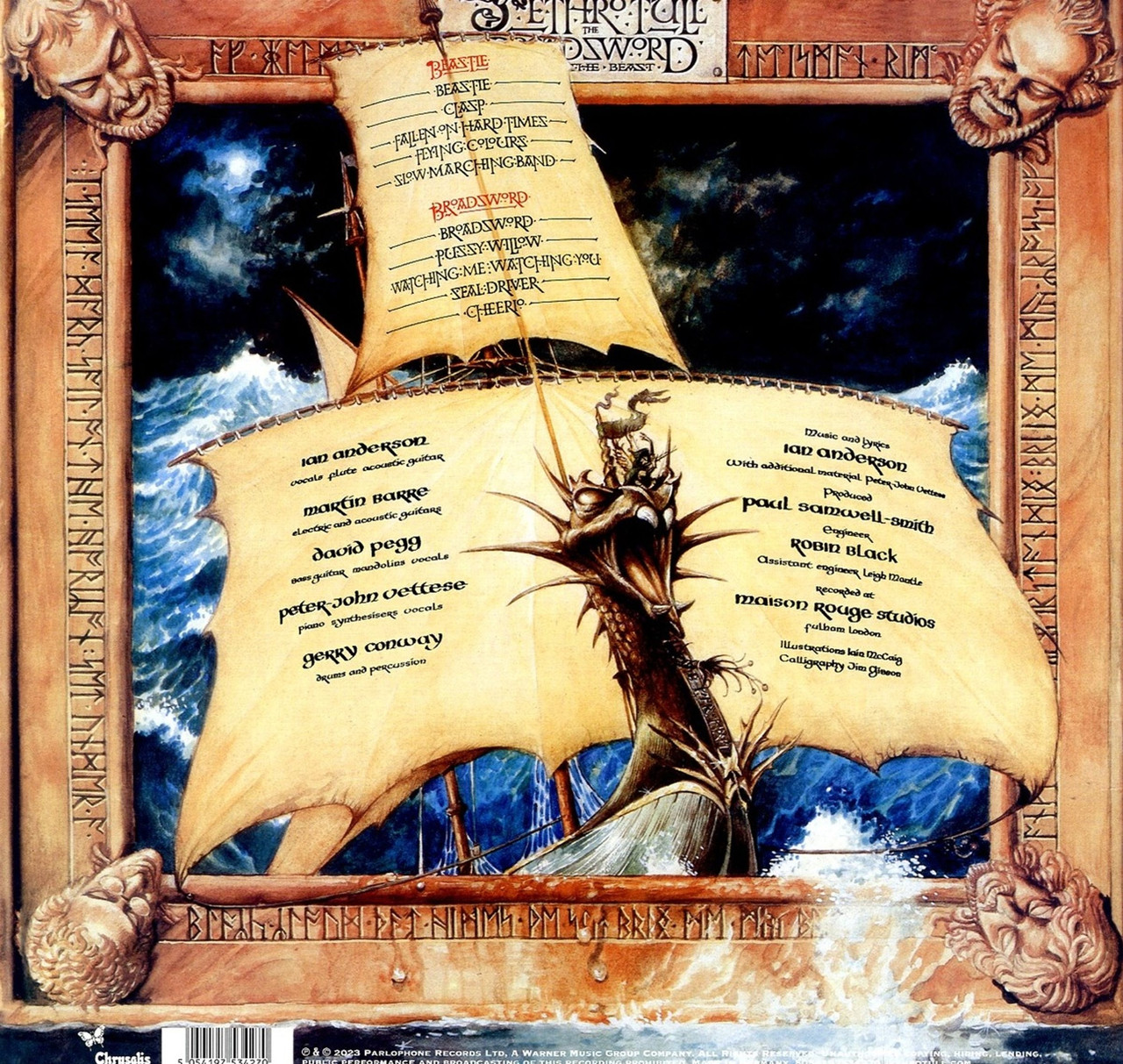 Jethro Tull 'The Broadsword And The Beast' (Steven Wilson Remix) LP Black Vinyl