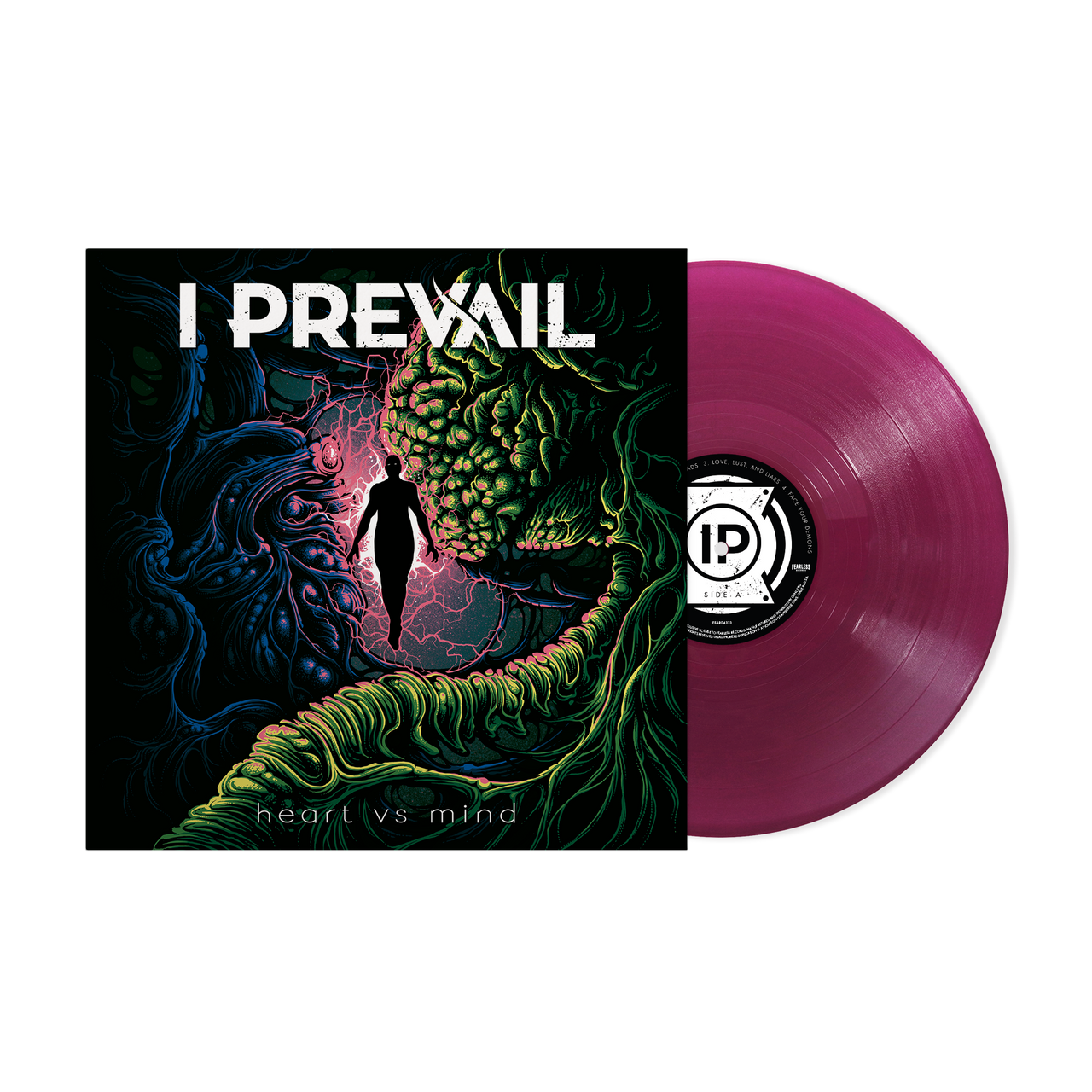 I Prevail 'Heart Vs Mind' LP Translucent Grape Vinyl