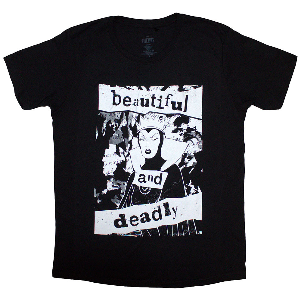 Disney Sleeping Beauty 'Maleficent Beautiful & Deadly' (Black) T-Shirt