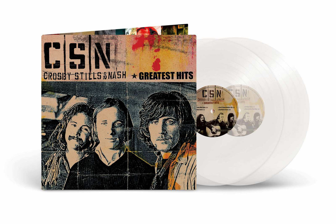 Crosby, Stills & Nash 'Greatest Hits' 2LP Milky Clear Vinyl