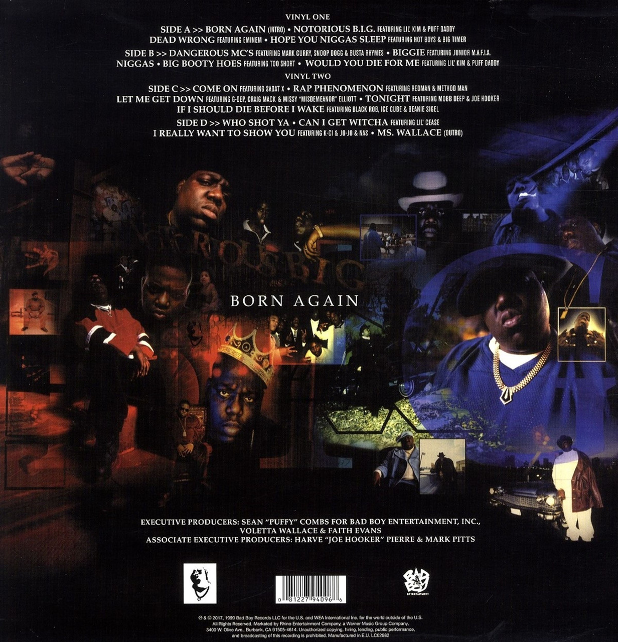 The Notorious B.I.G. 'Born Again' 2LP Black Vinyl
