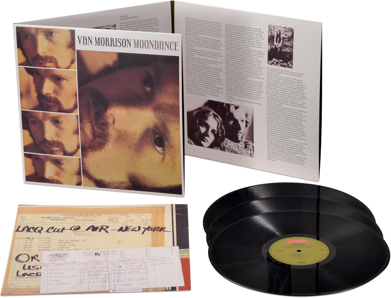 Van Morrison 'Moondance' 3LP Deluxe Black Vinyl