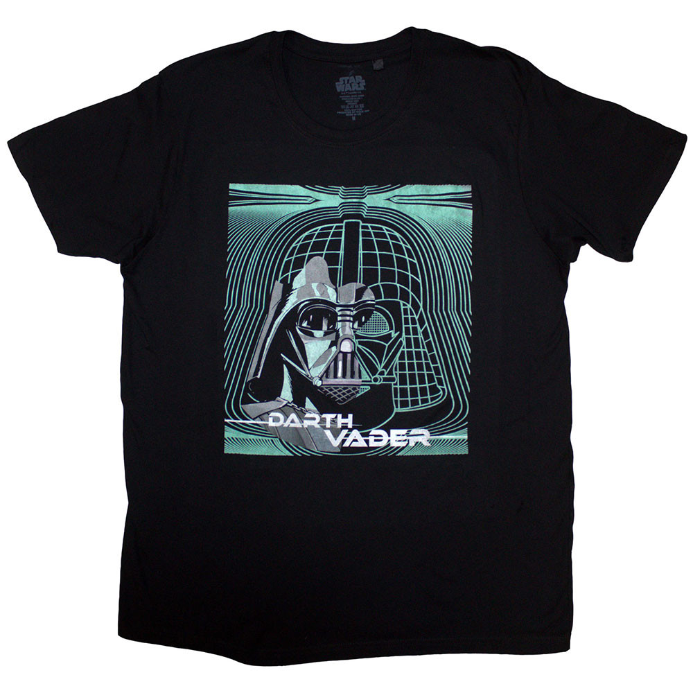 Star Wars 'Vader Grid Mask' (Black) T-Shirt