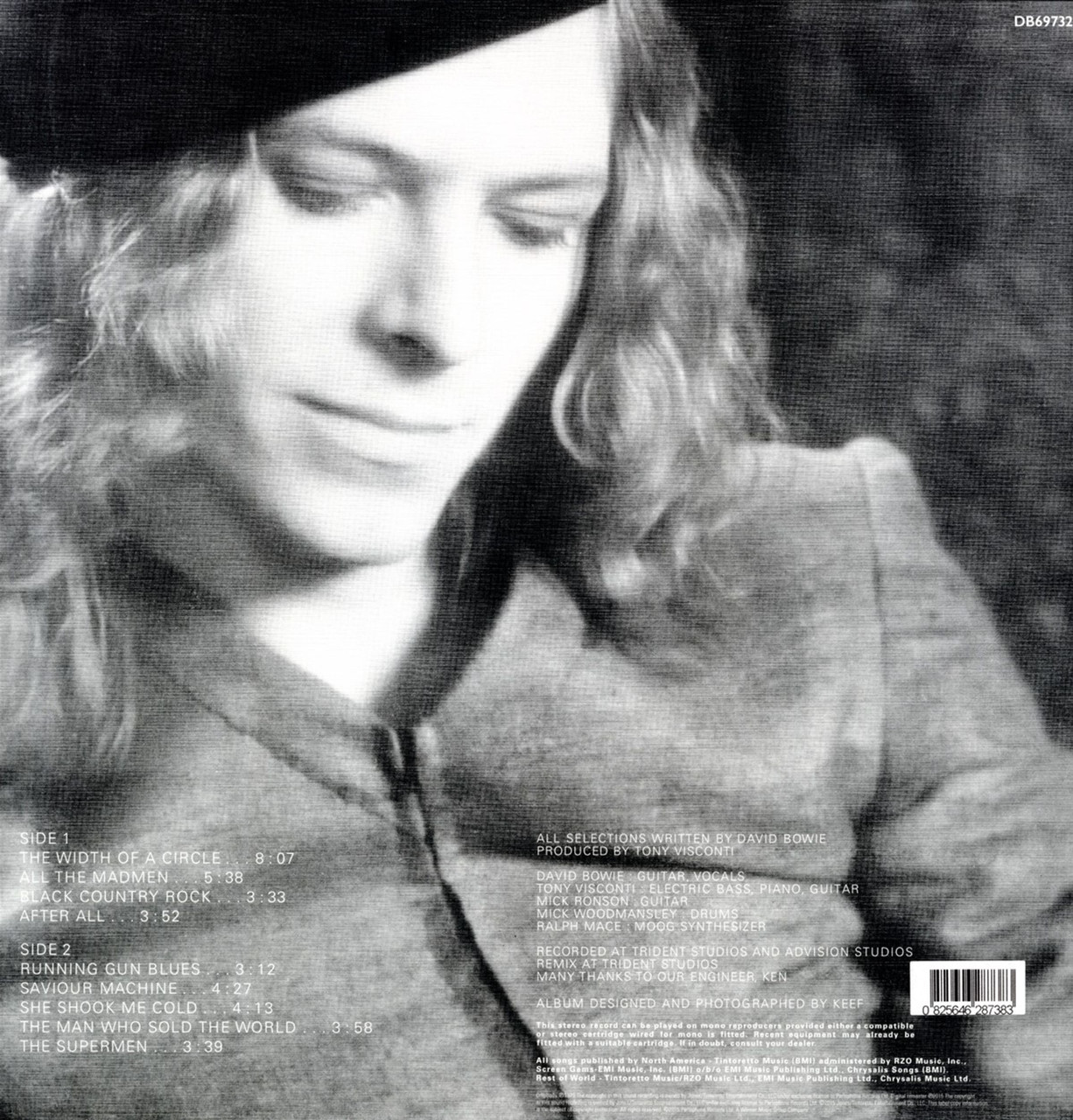 David Bowie - 'The Man Who Sold The World' (2015 Remaster) LP 180g Black Vinyl
