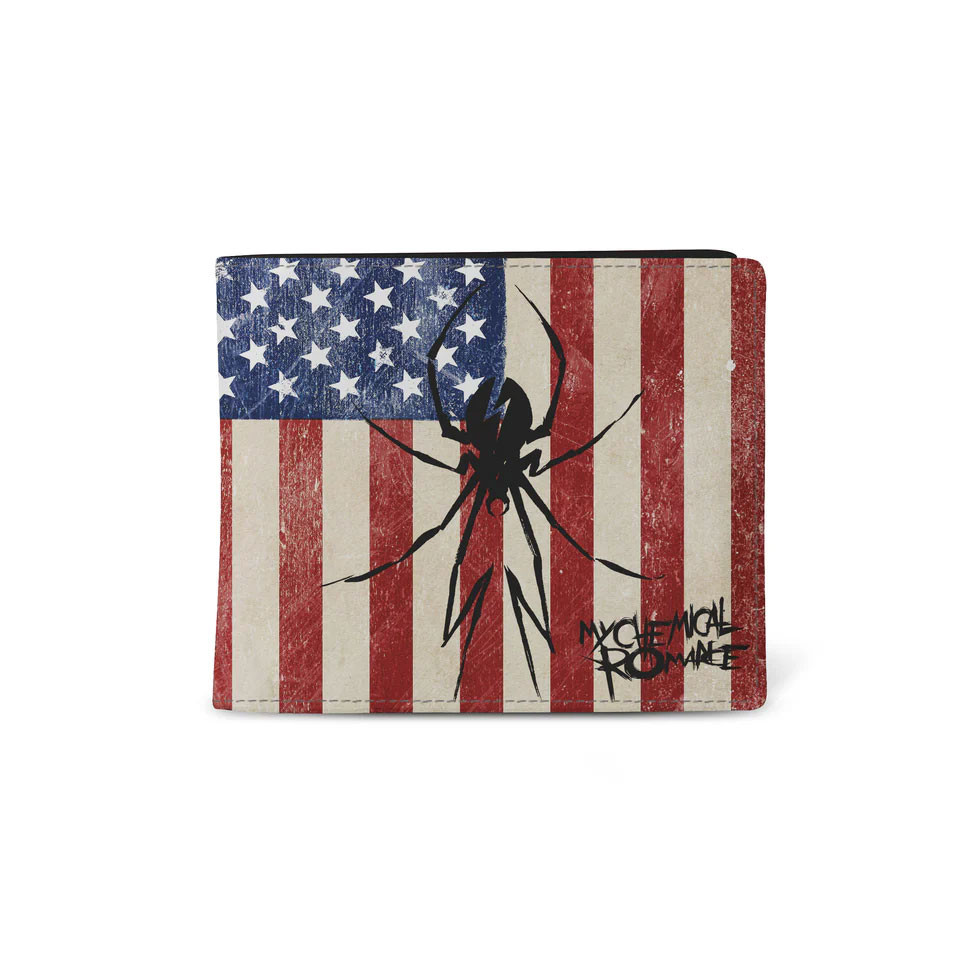My Chemical Romance 'USA Spider' Rocksax Wallet Front