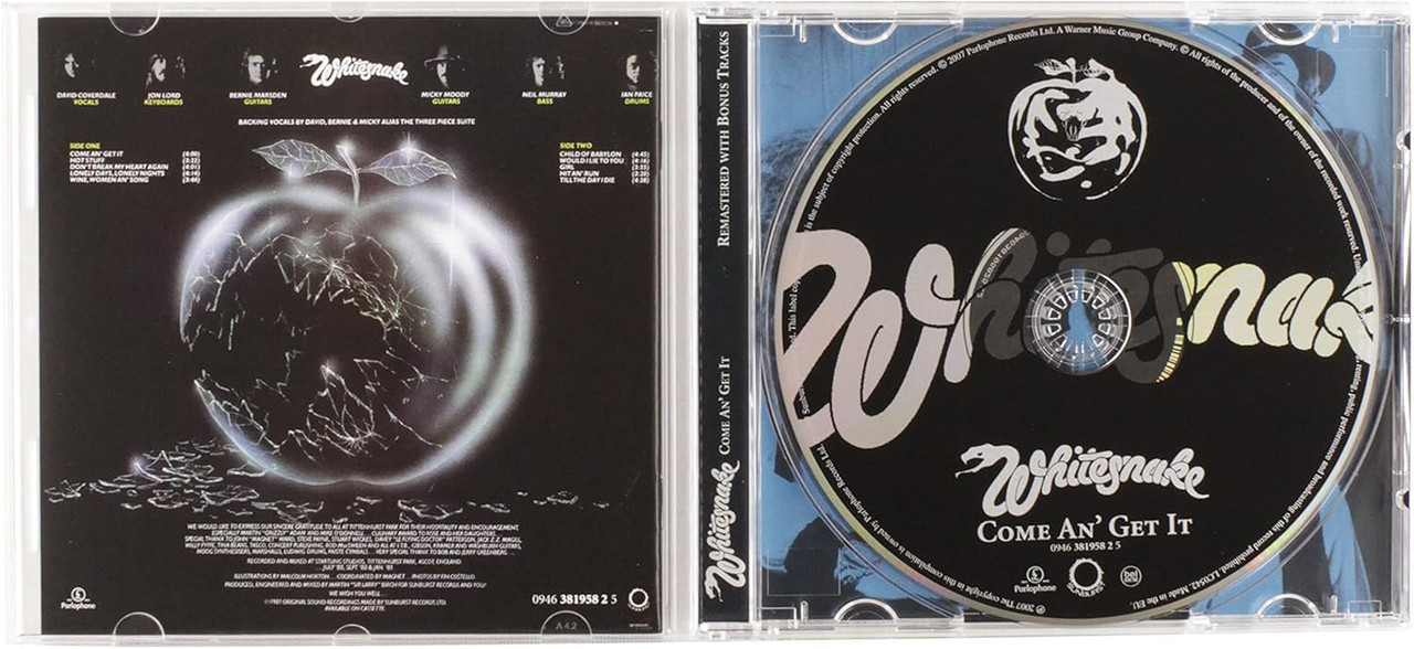 Whitesnake 'Come An' Get It' CD