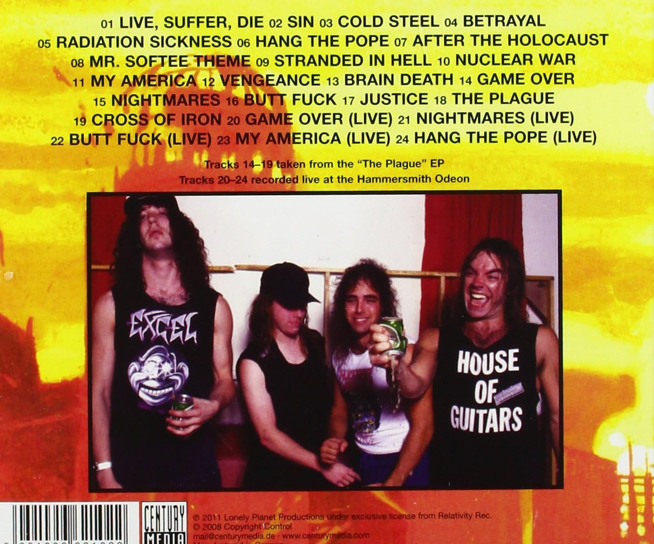 Nuclear Assault 'Game Over' CD Jewel Case