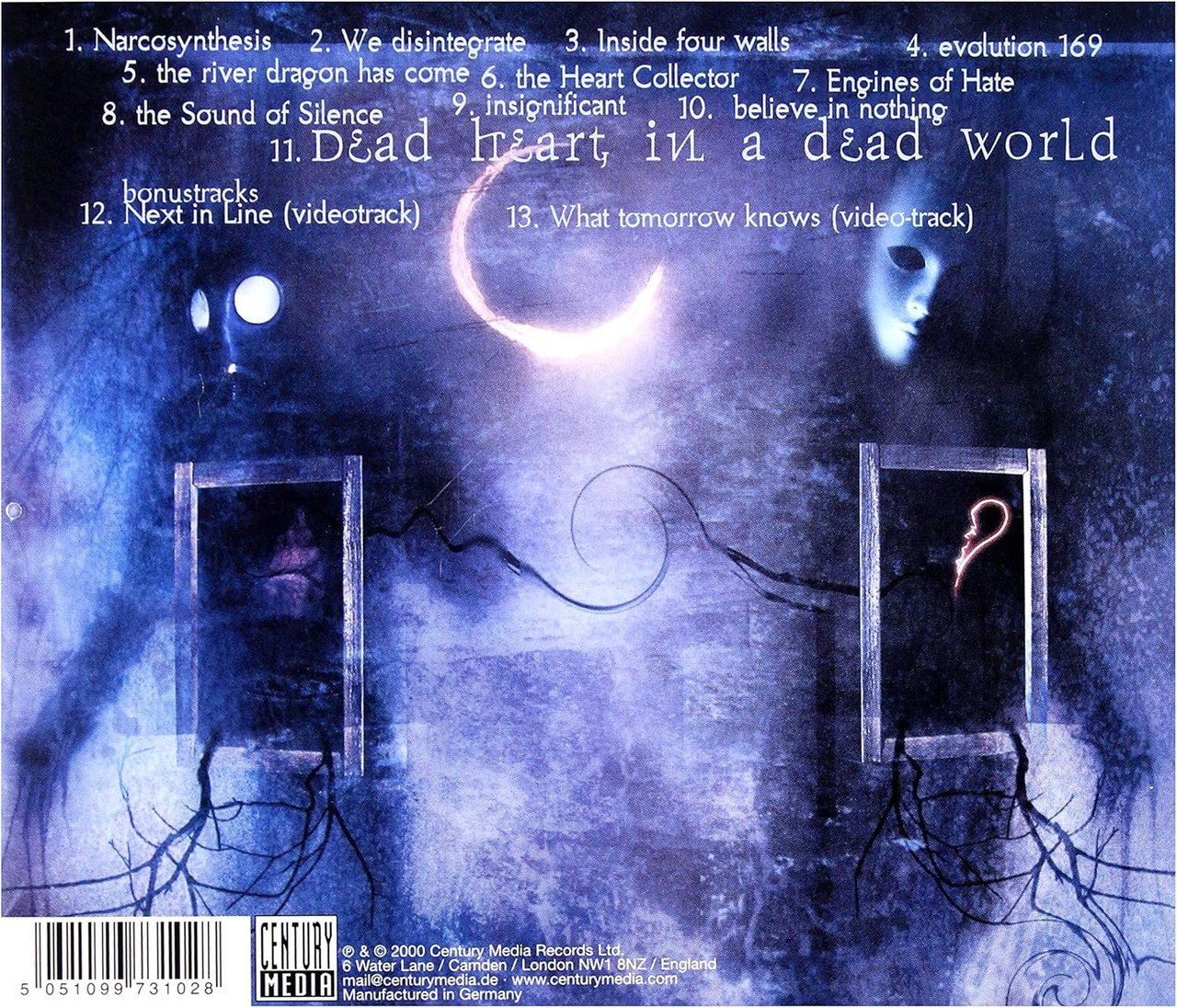 Nevermore 'Dead Hear In A Dead World' CD Jewel Case