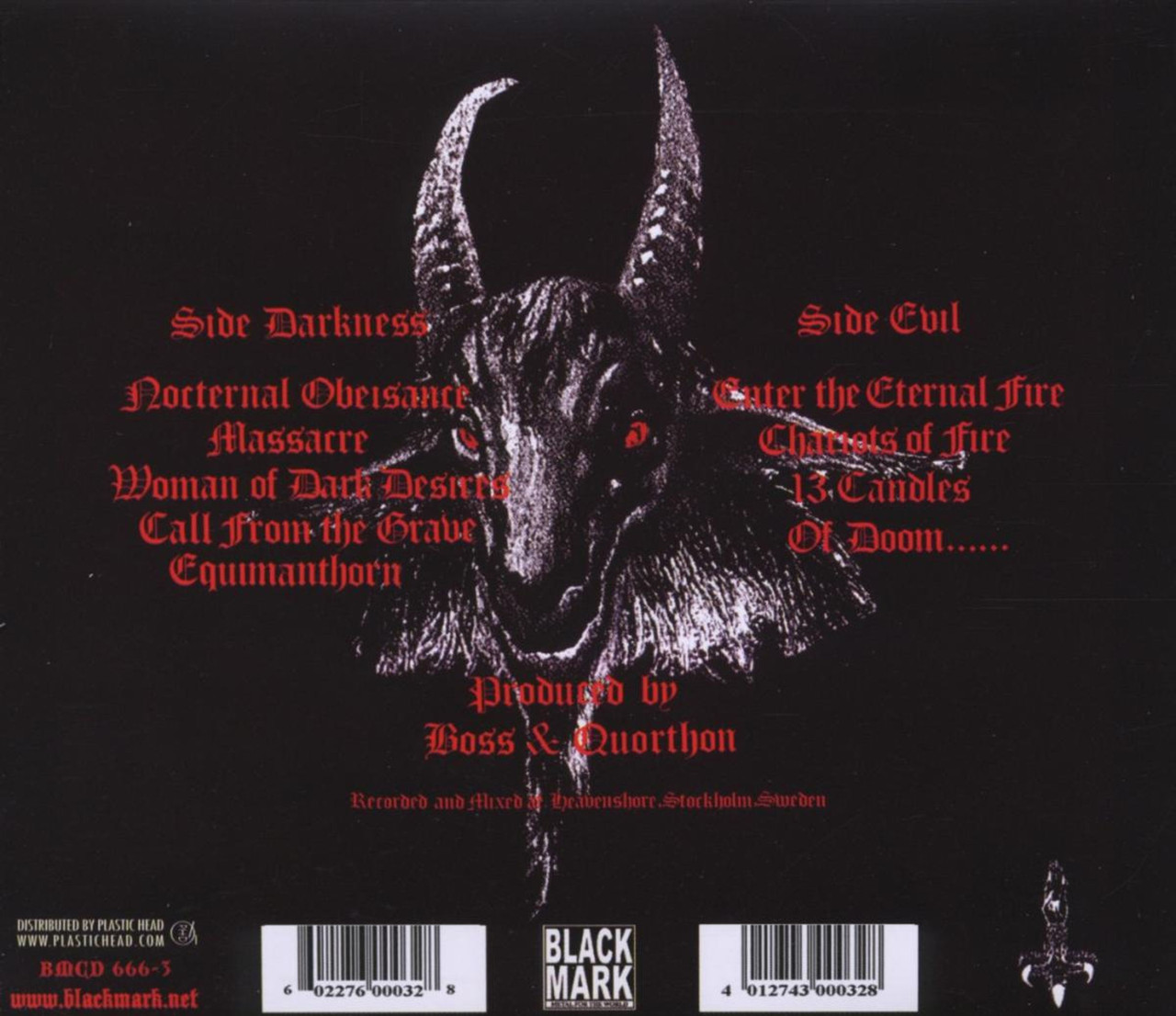 Bathory 'Under The Sign Of The Black Mark' CD