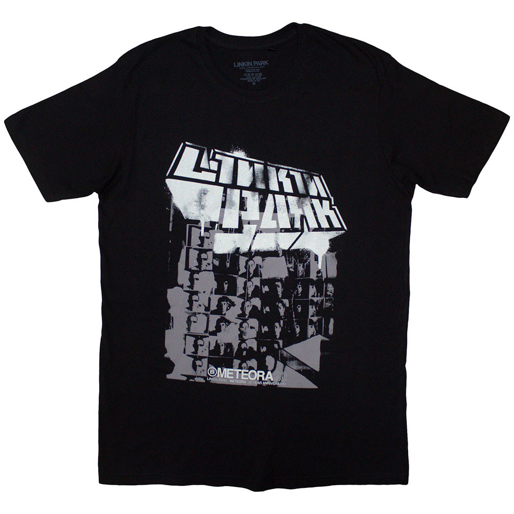 Linkin Park 'Spray-Collage' (Black) T-Shirt