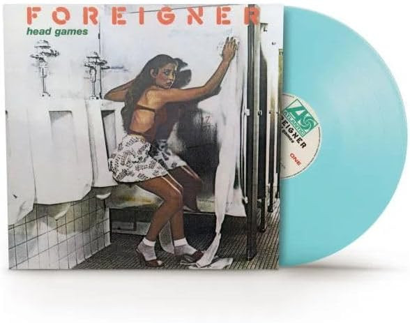 Foreigner 'Head Games' LP Translucent Light Blue Vinyl
