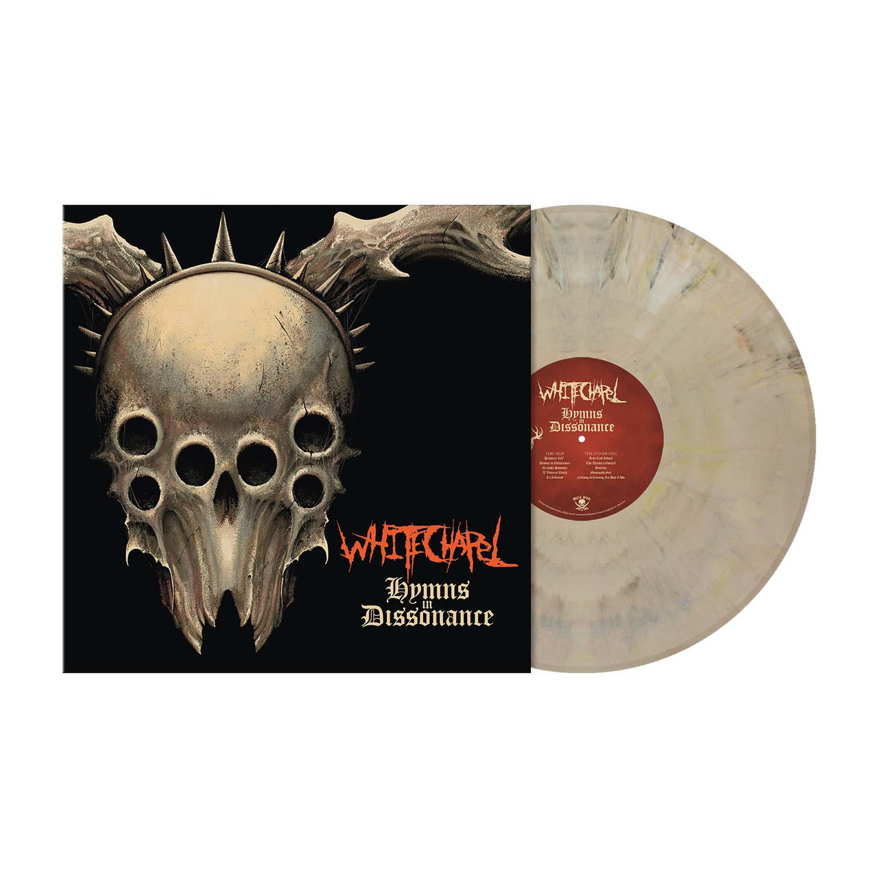 Whitechapel 'Hymns In Dissonance' LP Beige Brown Marbled Vinyl