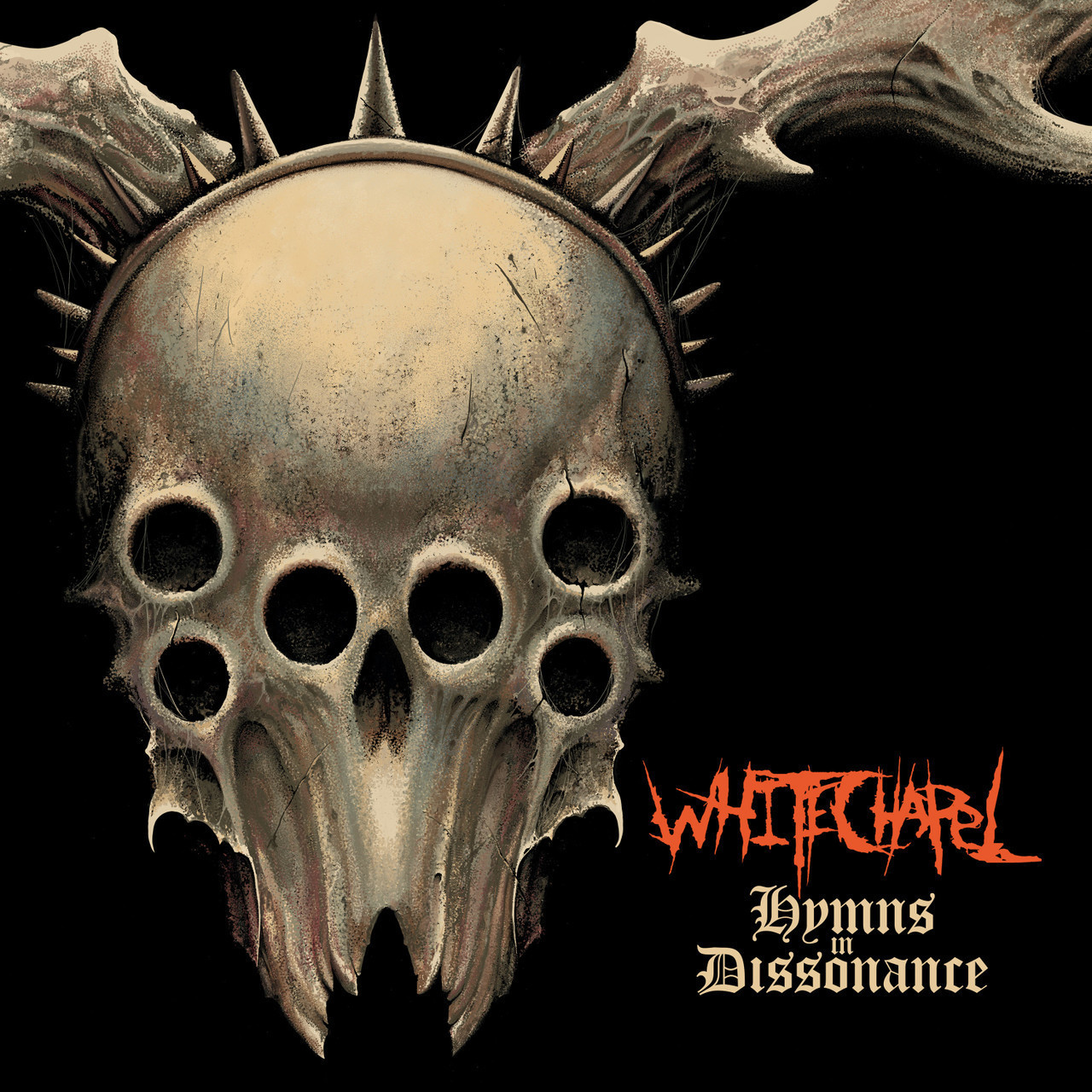 Whitechapel 'Hymns In Dissonance' LP Beige Brown Marbled Vinyl