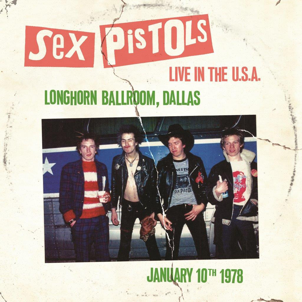 Sex Pistols 'Live In The U.S.A 1978 - Dallas' LP White Vinyl