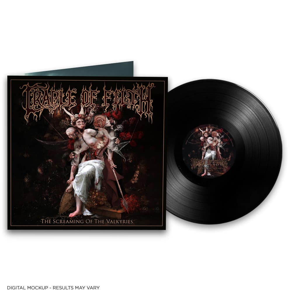 Cradle Of Filth 'The Screaming of the Valkyries' LP Black Vinyl