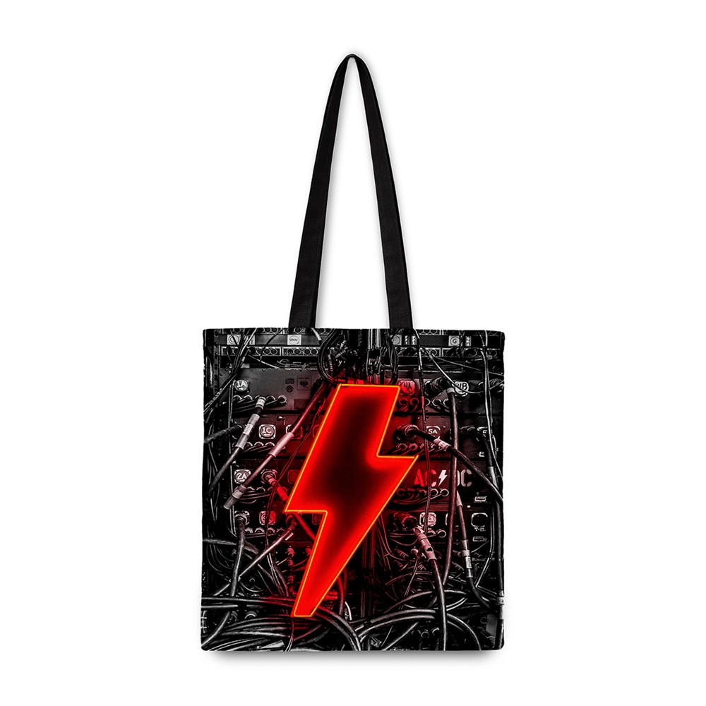 AC/DC 'Pwr Up' Rocksax Tote Bag