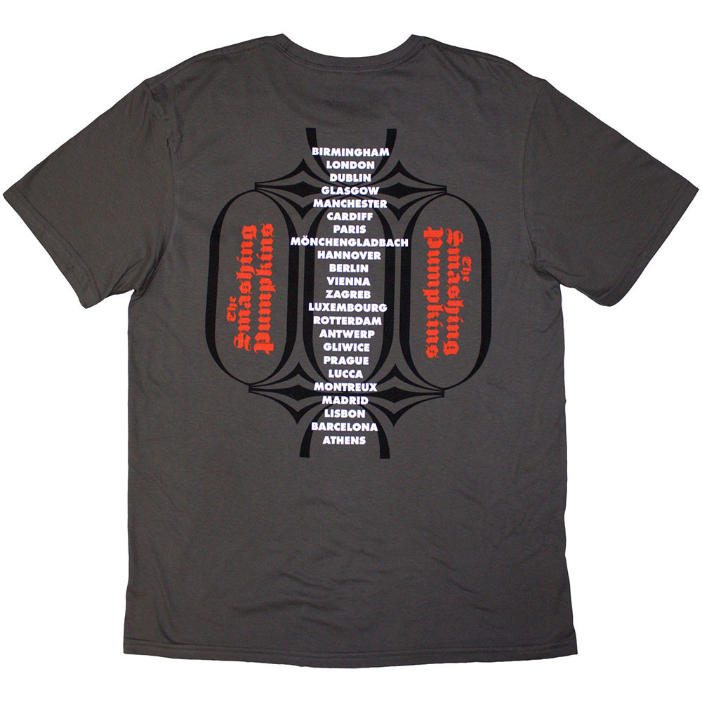 The Smashing Pumpkins 'Billy' (Grey) T-Shirt BACK