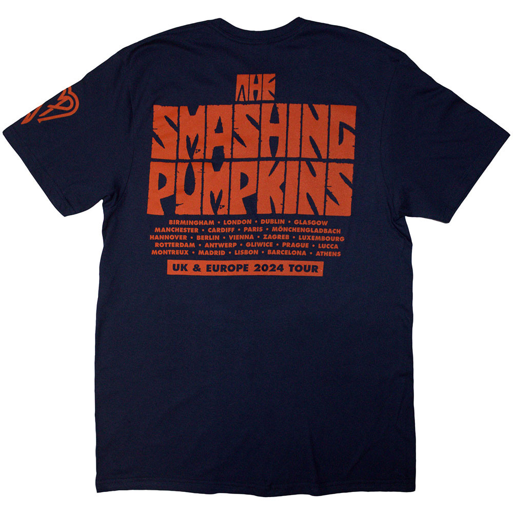 The Smashing Pumpkins 'World Is A Vampire' (Blue) T-Shirt BACK