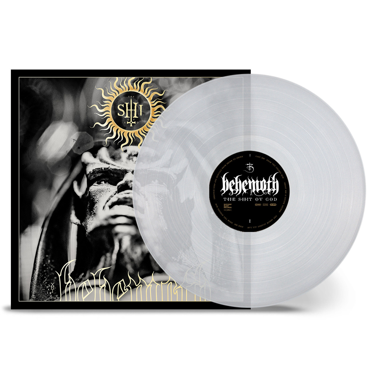 Behemoth 'The Shit Ov God' LP Clear Vinyl