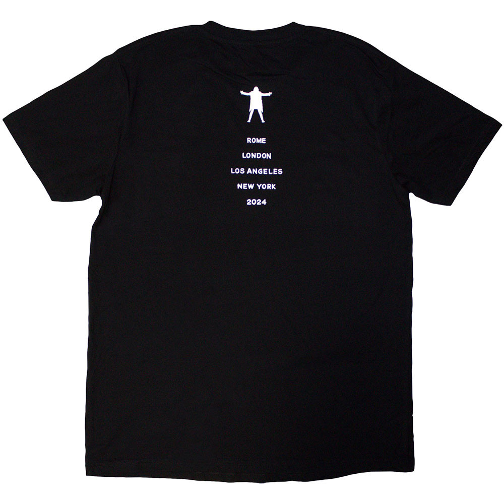 David Gilmour 'Luck & Strange Portrait' (Black) T-Shirt BACK