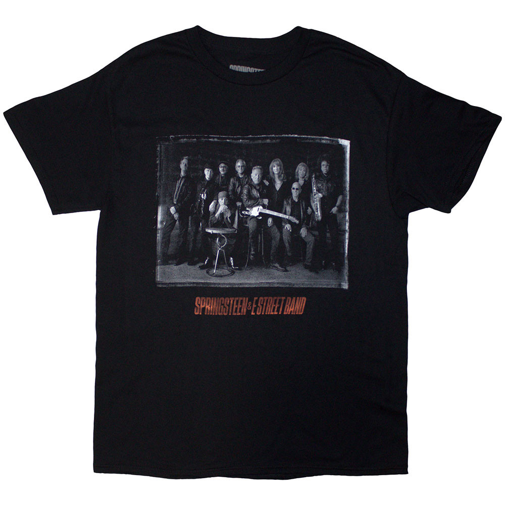 Bruce Springsteen 'Tour '24 E-Street Photo' (Black) T-Shirt