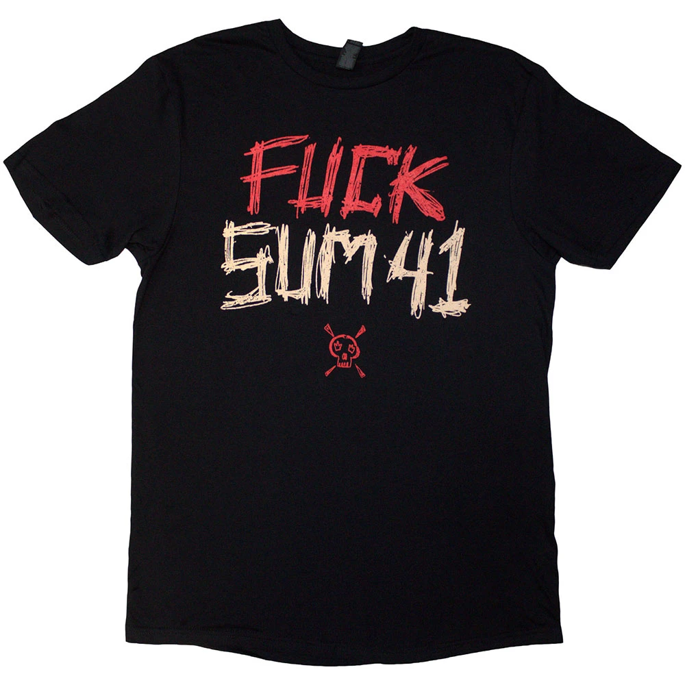 Sum 41 'Tour '24 Fuck Sum 41' (Black) T-Shirt