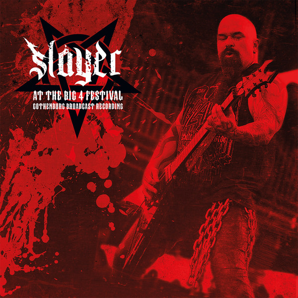 Slayer 'At The Big 4 Festival' LP Clear Red Splatter Vinyl