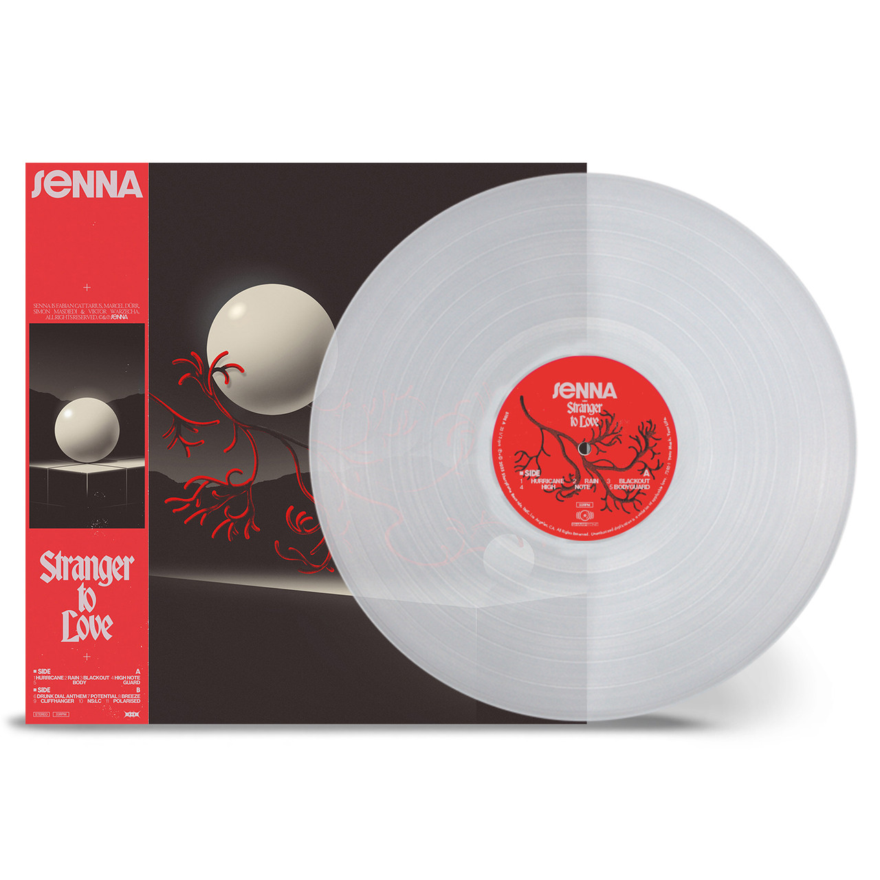 SENNA 'Stranger To Love' LP Crystal Clear Vinyl