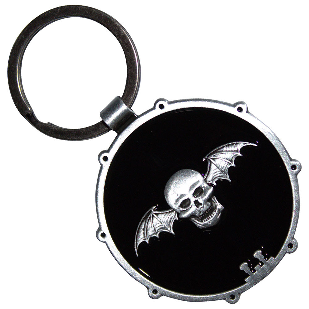 Avenged Sevenfold 'Deathbat Drum Double Sided' Keyring
