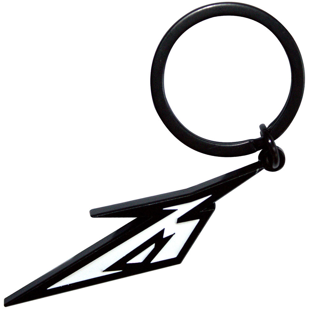 Metallica 'Black & White M Logo' Keyring