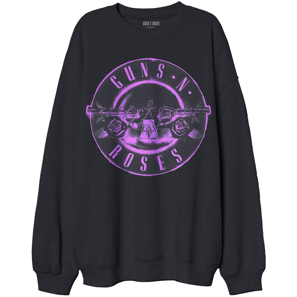 Guns N' Roses 'Pink Bullet' (Black) Sweatshirt